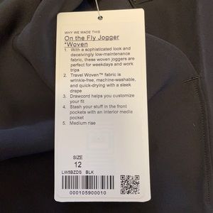 Lululemon On the fly joggers *woven